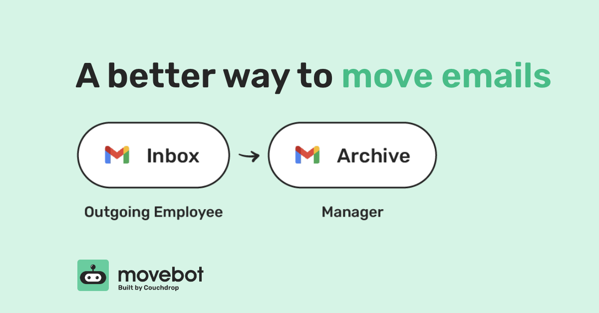 Move Emails between storage platforms with Movebot