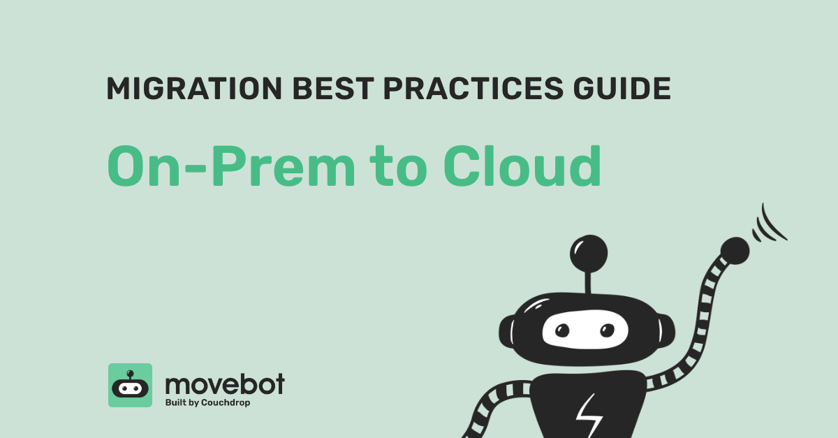 Best Practices for on prem to cloud migrations