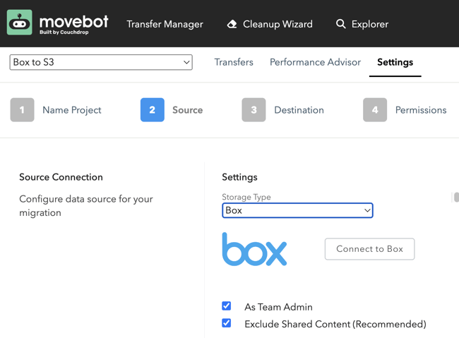 Box to Amazon S3 - Box Configuration