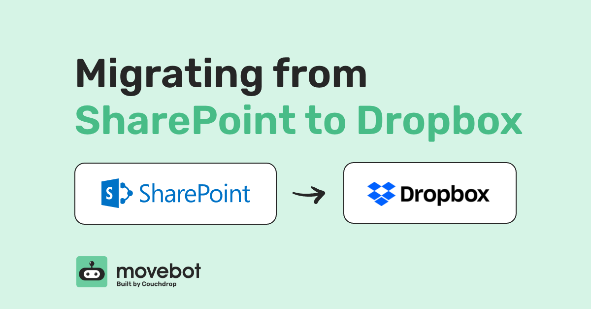 Migrating from SharePoint to Dropbox