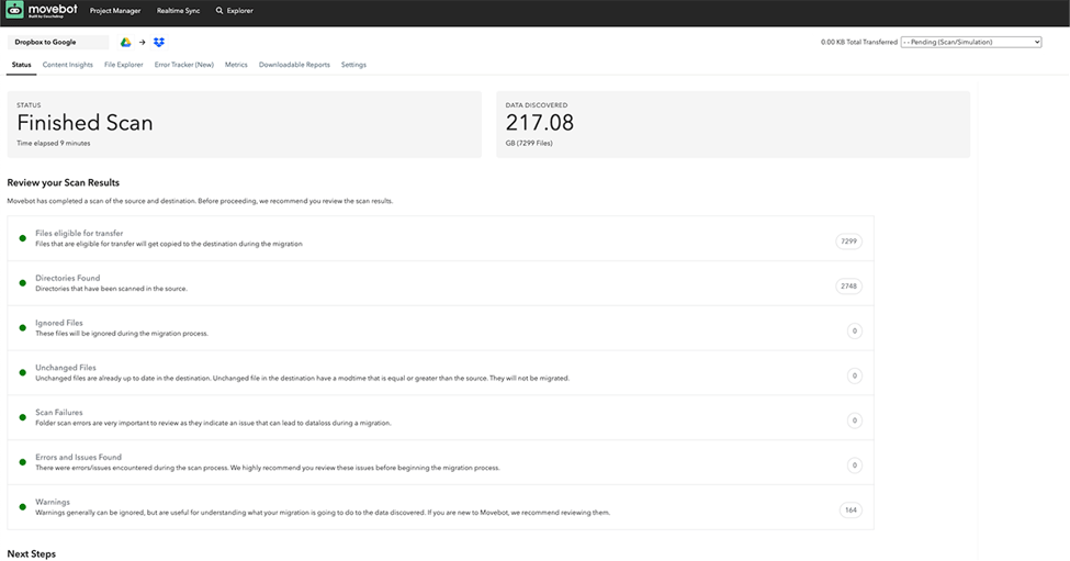 Google Drive Migration Limitations | Movebot - Data Agility & Insights