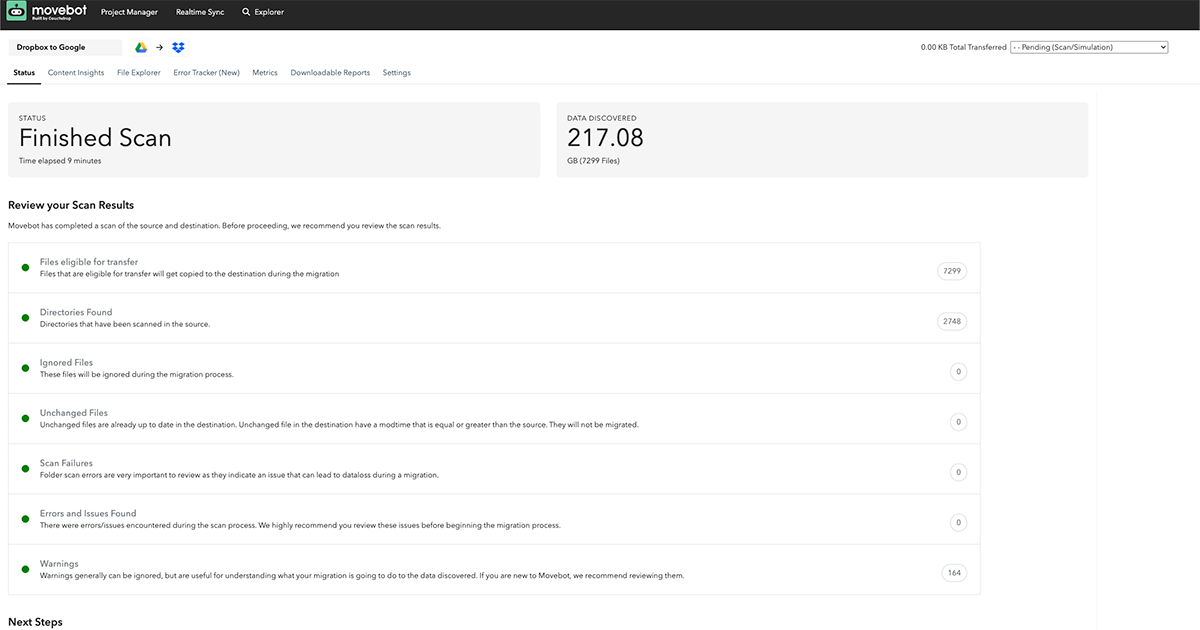 Google Drive Migration Limitations | Movebot - Data Agility & Insights