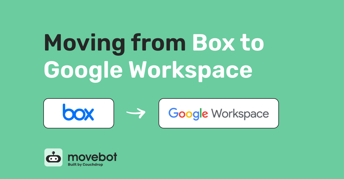 Moving from Box to Google Workspace