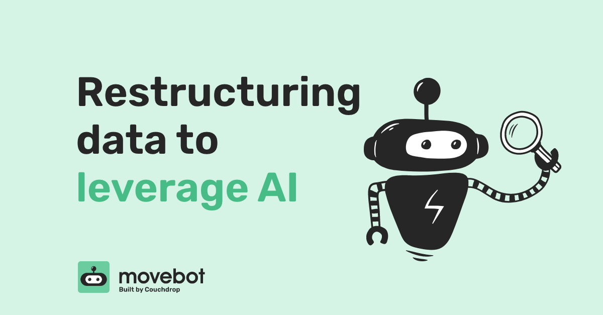 Restructuring data to leverage AI