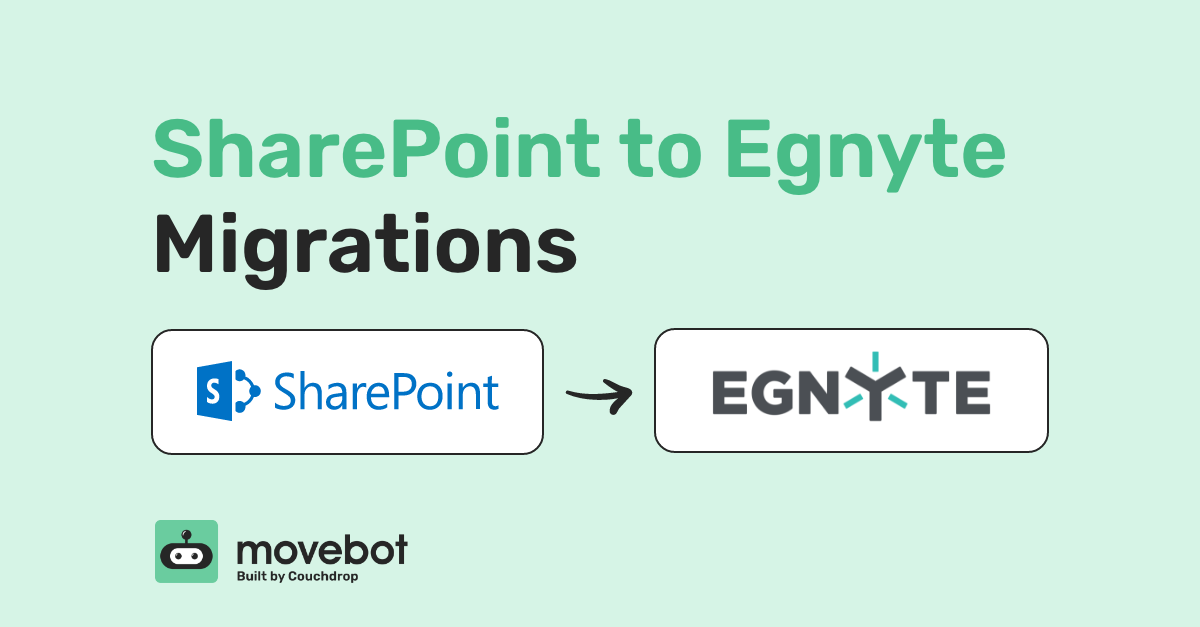 SharePoint to Egnyte Migrations