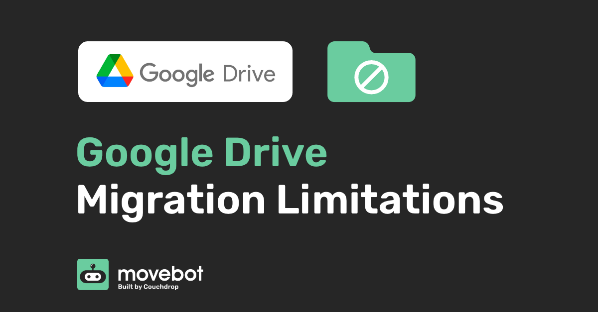 What are the limitations of Google Drive?