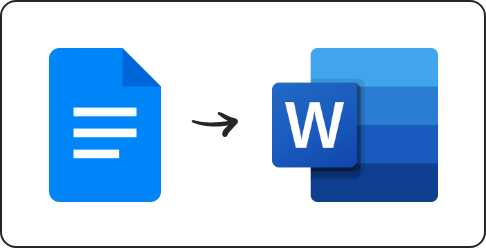 automatically convert Google Docs to Word